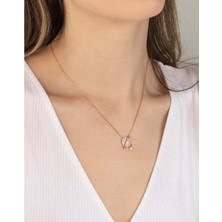 Else Silver Yıldızlı Satürn Gümüş Kolye