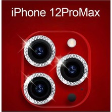 Gritty Iphone 12 Pro Max Uyumlu Parlak Gri Kamera Lens Koruyucu