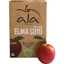 Ala Saf %100 Kırmızı Elma Suyu - 3litre