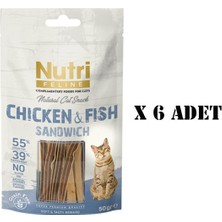 Nutri Canin Tahılsız Tavuklu ve Balıklı Köpek Ödül Maması 80GR x 6 Adet