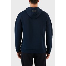 Plein Sport Logolu Regular Fit Kapüşonlu Pamuklu Erkek Sweat FIPS21985