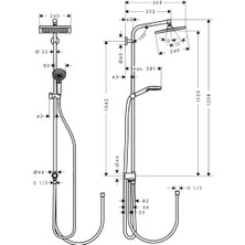 Hansgrohe 27289000 Hg Crometta E240 1jet Duş Kolonu Eco Smart