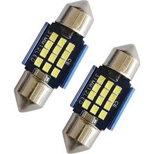 Canbus Dekoratif LED Ampul 12SMD Canbus 31MM Sofit Ampul Beyaz/ LAAM868