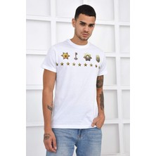 Versace Erkek T-Shirt  - Beyaz
