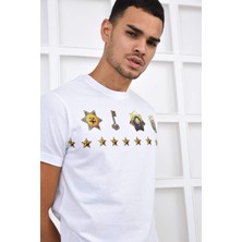 Versace Erkek T-Shirt  - Beyaz