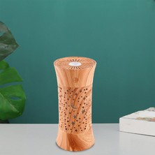 Dolity Sessiz Hava Nemlendirici Aromaterapi Difüzör Arıtma Renkli Işık Ev Işık Ahşap Tahıl Için (Yurt Dışından)