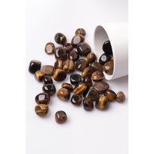 Alibaba Doğaltaş Kaplan Gözü Doğal Taş Tamburlanmış Parça - Tımbıl