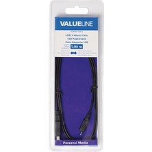 Valueline Karşılaştırmak USB 2.0 Kablosu USB A Erkek - Mikro