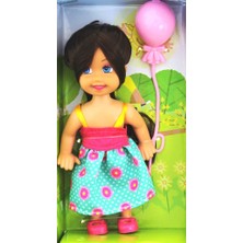 MEGA Cute Girl Pembe Balonlu Kumral Mini Bebek