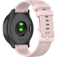 Xiaomi Izle Renk Pembe Için 22MM Damalı Silikon Kayışı (Yurt Dışından)