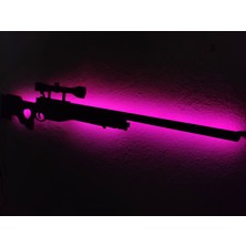 Dekoraven Awp LED Işıklı Ahşap Tablo