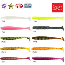 Lucky John S-Shad Tail 2.8'' (7.11 Cm) 7p Silikon Yem