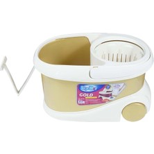 Bursa Fırça Spin Mop Gold Takım