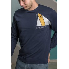 Noople Erkek Cluster Sweatshirt - Lacivert