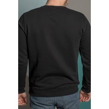 Noople Erkek Cluster Sweatshirt - Siyah