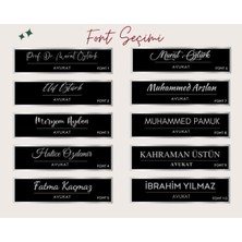 Hediye Marketi17 Kapılar Için Akrilik Cam Üzerine Karışık Çiçekler Kapı Isim Plakası