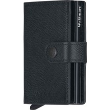 Walsmart Dual Safiano Akıllı Mekanizmalı Deri Cüzdan