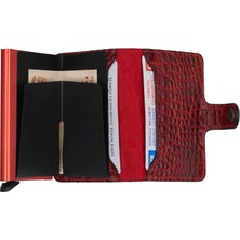 Walsmart Mini Croco Akıllı Mekanizmalı Cüzdan