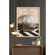 Özcanlar Çerçeve Ahşap Çerçeveli Poster Çerçeve Tekli Tablo Modern Çerçeve Dekorasyon Ev Dekoru ÖZC-422
