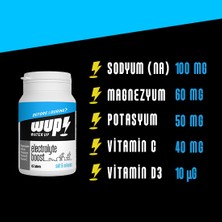 WUP Electrolyte Boost Sade 45x2 Porsiyon, Tablet Sporcu Takviyesi Elektrolit Vitamin