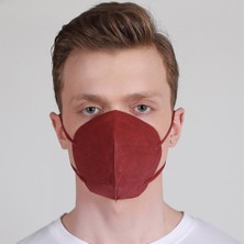 Famex N95 Ffp2 Koruyucu Maske Bordo Renk 10 Adet Tekli Paket Duck Modeli