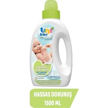 Uni Baby Çamaşır Deterjanı Sensitive 1500ML Hassas Dokunuş -Yeşil -3 Lü Set