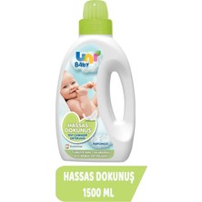 Uni Baby Çamaşır Deterjanı Sensitive 1500ML Hassas Dokunuş (Yeşil) (2 Li Set)