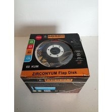 Meşem Flap Disk Zımpara 60 Kum 115 x 22 mm (10 Ad.)