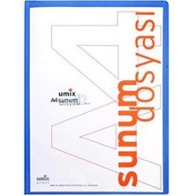 Umix Umix Sunum Dosyası Cepli 10'lu Mavi U1101