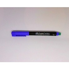 Faber-Castell Faber-Castell Asetat Kalemi Permanent S Seri Silgili Mavi 1523 51