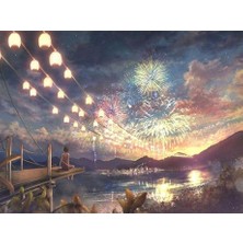 Womb Hobby Kutlama Sayılarla Boyama SETI40X50 cm Tuval Şasesine Gerili