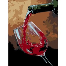 Womb Hobby Şişede Kalan Sayılarla Boyama Seti 40X50 cm Tuvale Gerili