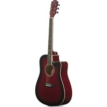 Zopran AZCP100RDS Kırmızı Akustik Gitar