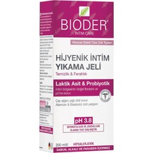 Bioder Hijyenik Intim Yıkama Jeli 200 Ml