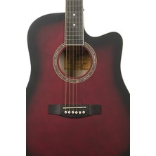 Zopran AZCP100RDS Kırmızı Akustik Gitar