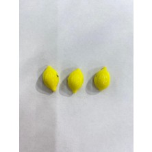 Livza Bijuteri Cam Limon Figür Takı Malzemesi,cam Malzeme