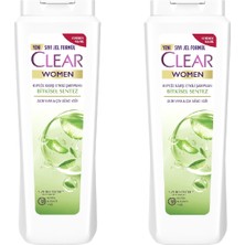 Clear Women Bitkisel Sentez Şampuan 485 ml - 2'li Avantaj Paketi