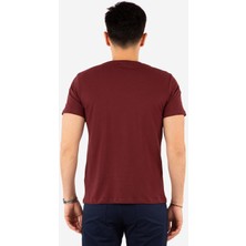 Tony Montana Regular Fit V Yaka %100 Pamuk Kısa Kollu Basic Penye T-Shirt-PE3602TY22