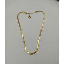 Zeg Store Çelik Italyan Yassı Kolye