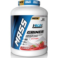 High Nutrition Mass Gainer 3600 gr Çilek Aromalı Karbonhidrat Tozu