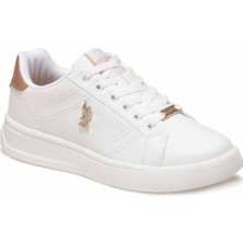 U.S. Polo Assn. Exxy Beyaz Kadın Sneaker Günlük Spor Ayakkabı V8