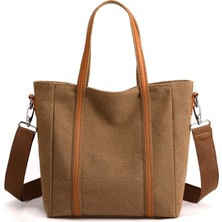 İyi Çanta Kadın Moda Çanta Tuval Crossbody Çanta Retro Kadın Çanta Seyahat Omuz Messenger Çanta Eğlence Paketi (Yurt Dışından)