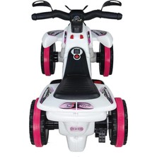 UJ Toys 6V Akülü Atv Karınca Pembe Beyaz Prenses