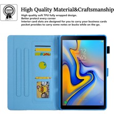 Hello-U Galaxy Tab A7 Lite 8.7 Inç Için Desenli Standlı Koruyucu Deri Tablet Kılıfı (Yurt Dışından)