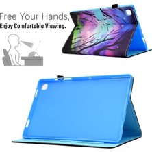 Hello-U Galaxy Tab A7 10.4 (2020) Için Desenli Kartlıklı Koruyucu Deri Tablet Kılıfı (Yurt Dışından)