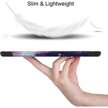 Hello-U Galaxy Tab S7 Plus Için Desenli Baskılı Pu Deri Stand Kapaklı Koruyucu Tablet Kılıfı (Yurt Dışından)