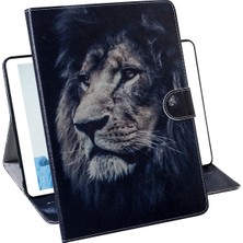 Hello-U Galaxy Tab A7 10.4 Için Desenli Baskılı Pu Deri Stand Kapaklı Cüzdan Işlevli Koruyucu Tablet Kılıfı (Yurt Dışından)