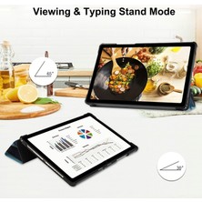 Hello-U Galaxy Tab A7 10.4 Için Desenli Baskılı Pu Deri Stand Kapaklı Koruyucu Tablet Kılıfı (Yurt Dışından)