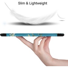 Hello-U Galaxy Tab A 10.1 Için Desenli Baskılı Pu Deri Stand Kapaklı Koruyucu Tablet Kılıfı (Yurt Dışından)
