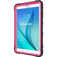 Hello-U Galaxy Tab E 9.6 T560 Için Düşmeye Toza Dayanıklı Pc + Tpu Koruyucu Standlı Tablet Kılıfı - Siyah/rosé (Yurt Dışından)